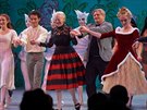 Dánská královna Margrethe II. bhem dkovaky baletu Ledová královna, ke...
