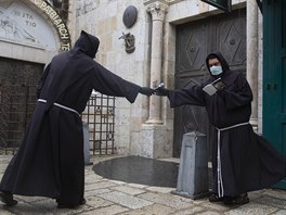 Velikononí Jeruzalém zstal kvli koronaviru prázdný. (10. dubna 2020)