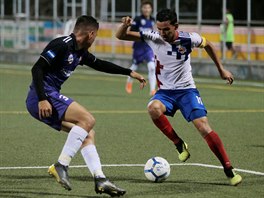 Momentka z nikaragujsk ligy z duelu Juventus Managua vs. Real Madriz.