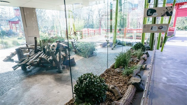 Uzaven zoologick zahrada v nmeckm Berln (4. dubna 2020)