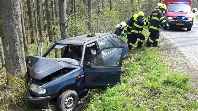 Dopravní nehoda u Vraclavi.