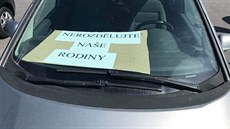 Pendlei v sobotu protestovali na hraniních pechodech s Nmeckem. (11. dubna...