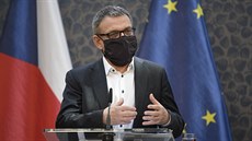 Ministr kultury Lubomír Zaorálek (ČSSD) hovoří v Praze na tiskové konferenci po...