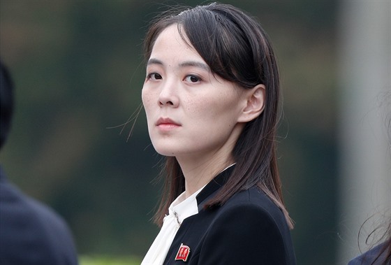 Kim Jo-čong, mladší sestra severokorejského diktátora Kim Čong-una, se účastní...