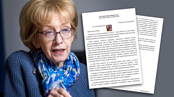 Zmocnnkyn vlády pro lidská práva Helena Válková se obrátila na ministra...