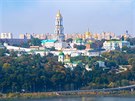 Kyjevskopeorská lávra a panorama Kyjeva