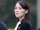 Kim Jo-ong, mladí sestra severokorejského diktátora Kim ong-una, se úastní...