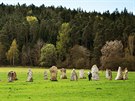 Holaovický Stonehenge se skládá z 23 kamen.