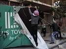 Natvaní Libanonci vyli znovu do ulic. Pi demonstracích nií pedevím banky....