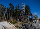 Rozhledna vznik� nad sjezdovkou v Ole�nici v Orlick�ch hor�ch, bude m�t v��ku...