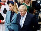 Carrie Symondsová a Boris Johnson (Londýn, 9. bezna 2020)