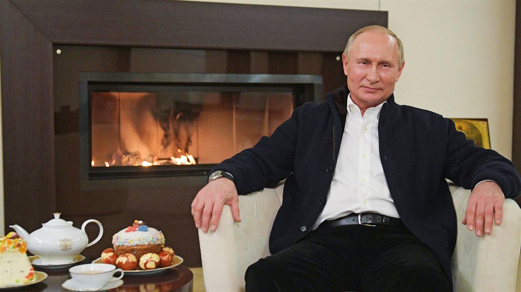 Ruský prezident Vladimir Putin (19. dubna 2020)