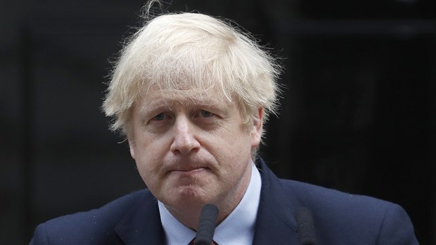 Boris Johnson (Londn, 27. dubna 2020)