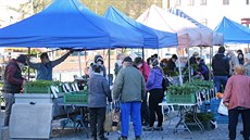 Trhovci na jihlavském Masarykov námstí v pondlí bhem pár hodin prodali...