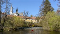 Nejvtí památku Vyího Brodu, cisterciácké opatství, zaloili Romberkové ve...