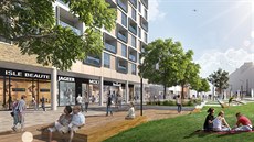 Projekt s pracovním názvem One Palmovka vyroste p�ímo nad stanicí metra...
