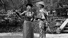 Dorian Leighová (vpravo) v roce 1948 v Paíi