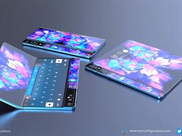 Designový koncept Samsung Galaxy Fold 2