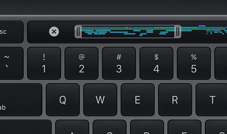 Digitln displej msto funknch klves je ve vbav nkterch notebook Apple...
