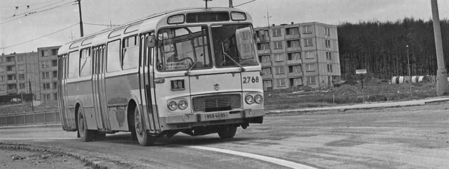 Autobus Karosa SM11 byl v Brn nasazován od roku 1965 a do roku 1988.