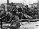 Bitva o Francii 1940, nmetí vojáci bhem útoku na Sedan