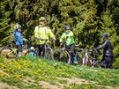 Cyklist�m u Lipna slou�� bikepark i floutrejl.