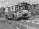 Autobus Karosa SM11 byl v Brn nasazovn od roku 1965 a do roku 1988.