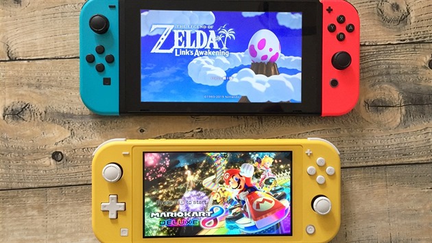 Switch Lite a p�vodní Switch