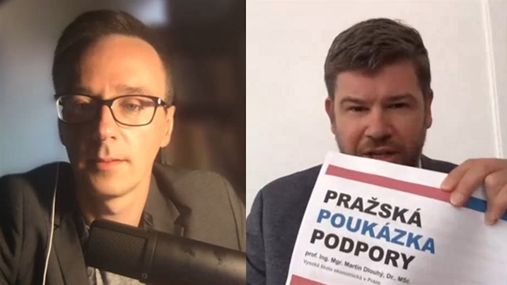 Europoslanec Ji�í Pospí�il v rozhovoru po Skypu