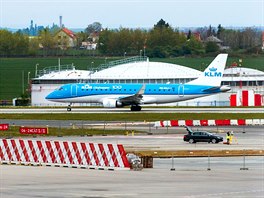 Na praském Letiti Václava Havla pistál stroj spolenosti KLM. Po nkolika...