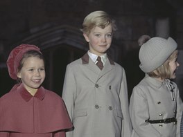 Děti princezny Margaret Sarah Armstrong-Jonesová a David Armstrong-Jones a...