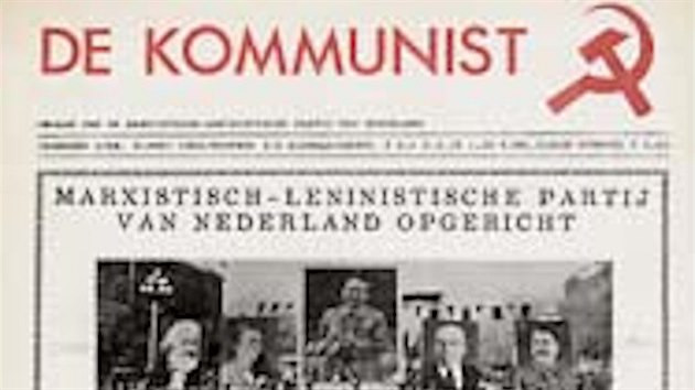 Tiskový orgán Marxistisch-Leninistische Partij Nederland Pietera Boevého. Vypadal majestátně, celá jeho partaj však byla podvodem.