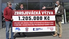 Předseda představenstva fotbalového klubu Zbrojovka Brno Václav Bartoněk...