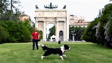 Obyvatelé Milána po ásteném uvolnní omezení opt zamíili do park. (4....