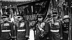 Pehlídka vítzství v roce 1945 v Moskv