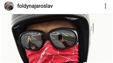 Píspvek z instagramového profilu Jaroslava Foldyny, kde má na sob tento...