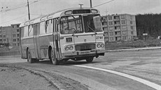 Autobus Karosa SM11 byl v Brn nasazován od roku 1965 a do roku 1988.