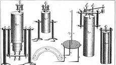 Princip tlakového hrnce z roku 1681 francouzského vynálezce Denise Papina
