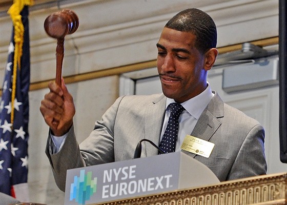 Kevin Ollie byl dost populární na to, aby slavnostn uzavíral obchodování na...