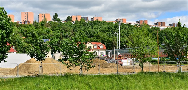 Nové bytové domy vzniknou na Tyrov nábeí u zlínského fotbalového stadionu...