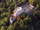 Leteck� pohled na hrad Hartenberg