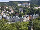 Karlovy Vary - Honosnou architekturu usazenou do zelených svah si lze oblíbit...