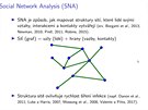 Analýza sociálních sítí v modelu M