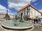 Na budov� olomouck� radnice na Horn�m n�m�st� byly odhaleny obnoven� velk�...
