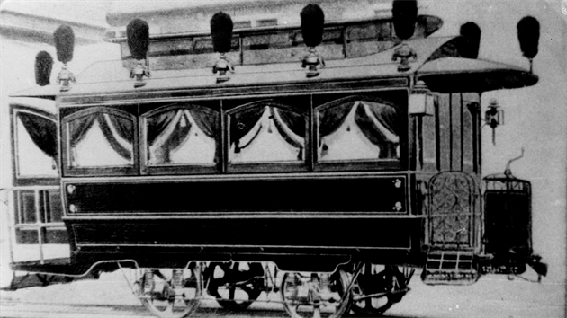 Takto vypadal pohřební vůz jezdící v Buenos Aires mezi lety 1886 a 1900.
