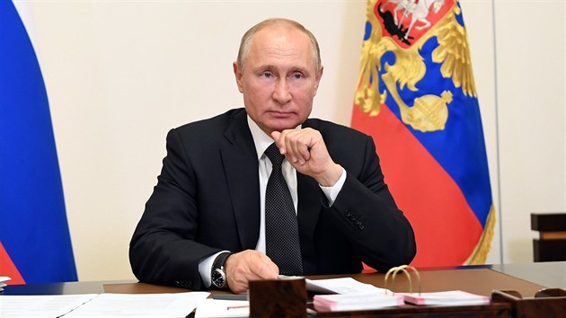 Rusk prezident Vladimir Putin (18. kvtna 2020)