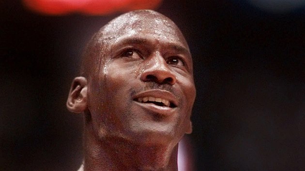 Michael Jordan z Chicaga ve finlov srii NBA v roce 1998