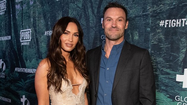 Megan Foxov a Brian Austin Green (Los Angeles, 9. prosince 2019)