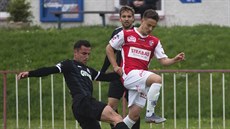 Pípravný duel Pardubice (ervená) vs. Chrudim.