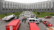 Nemocnici Svatého Jií na severním pedmstí Petrohradu v úterý ráno zachvátil...